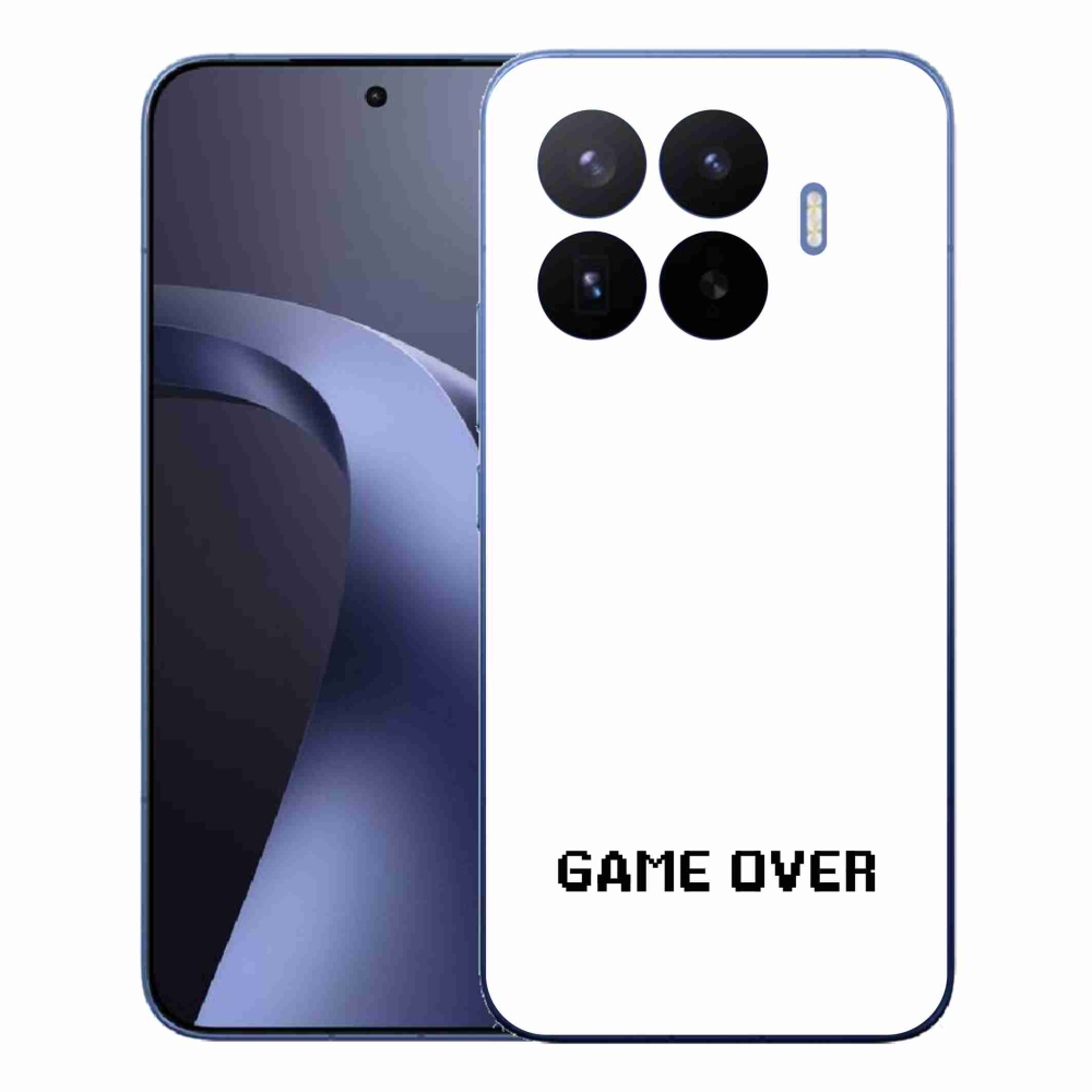 Gélový kryt mmCase na Xiaomi 17T Pro - game over biele pozadie