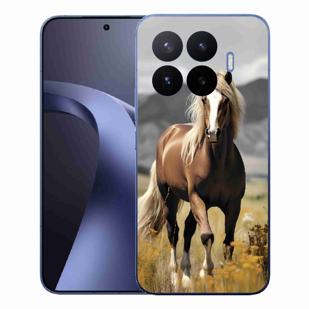 Gélový kryt mmCase na Xiaomi 17T Pro - hnedý kôň 1