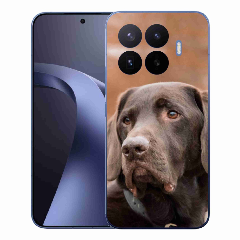 Gélový kryt mmCase na Xiaomi 17T Pro - hnedý labrador