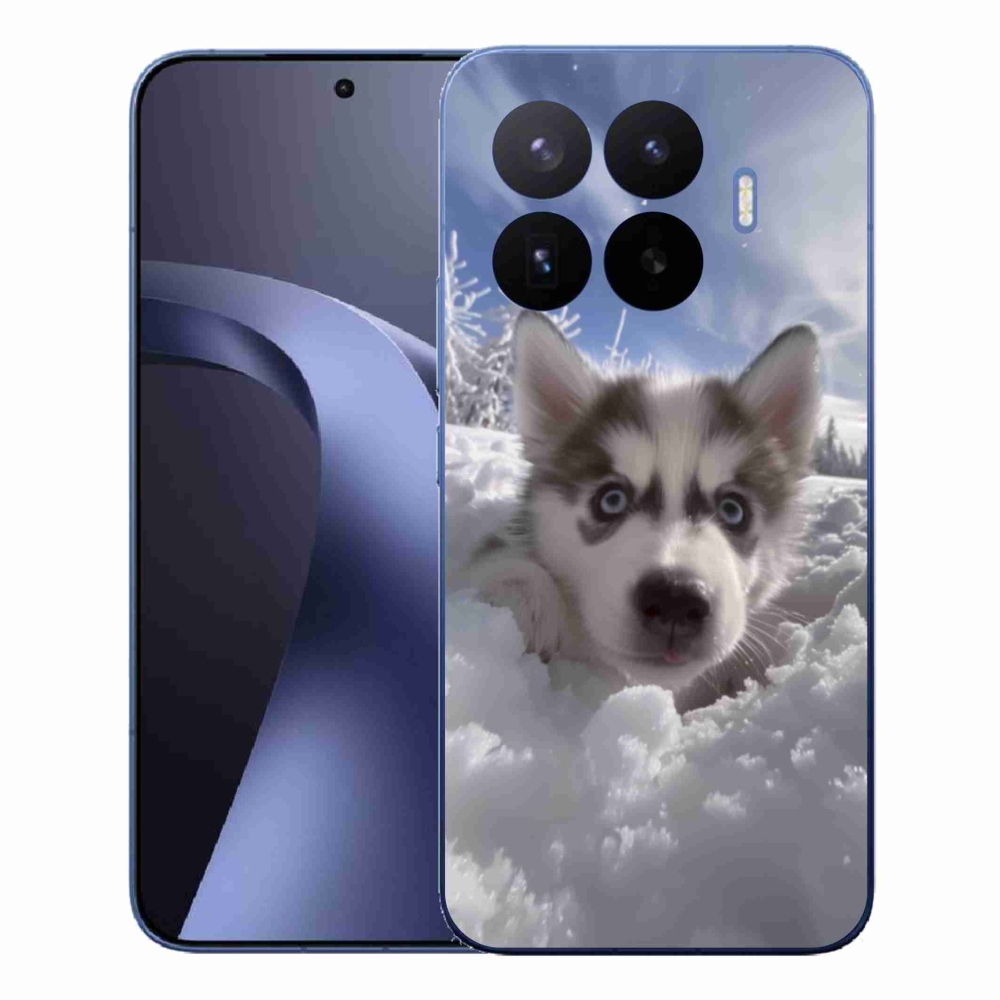 Gélový kryt mmCase na Xiaomi 17T Pro - husky v snehu