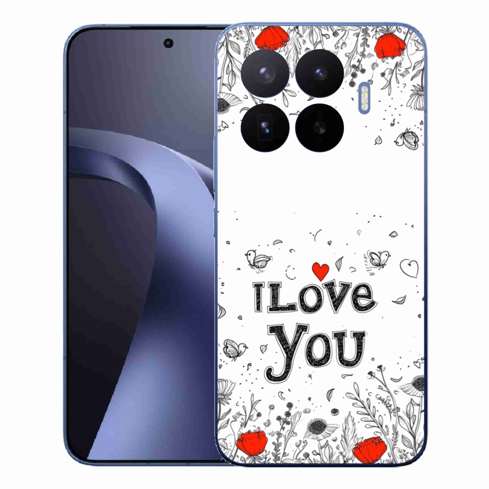 Gélový kryt mmCase na Xiaomi 17T Pro - I love you biele pozadie