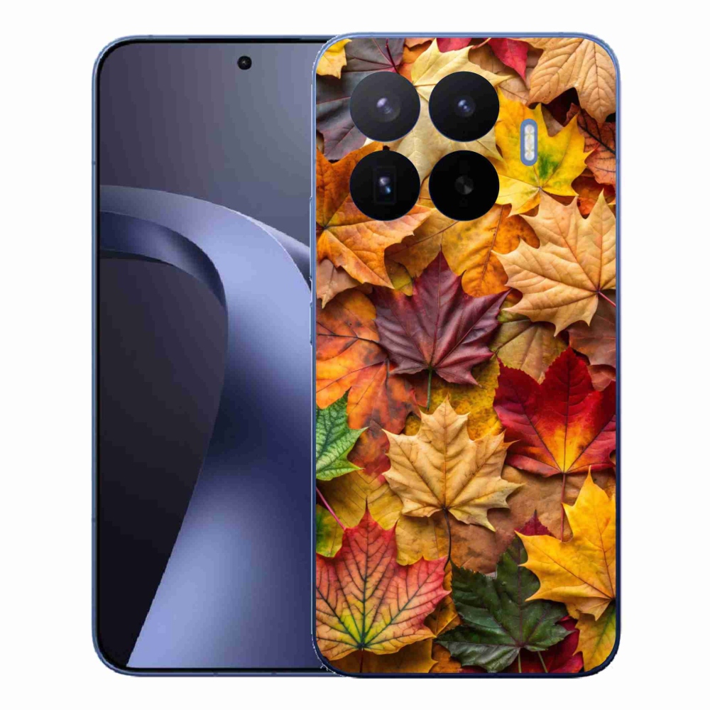 Gélový kryt mmCase na Xiaomi 17T Pro - javorové listy 2
