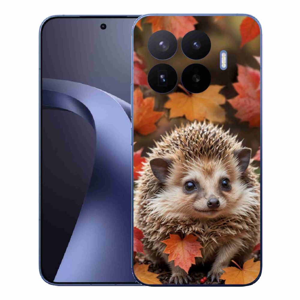 Gélový kryt mmCase na Xiaomi 17T Pro - ježko v lístí
