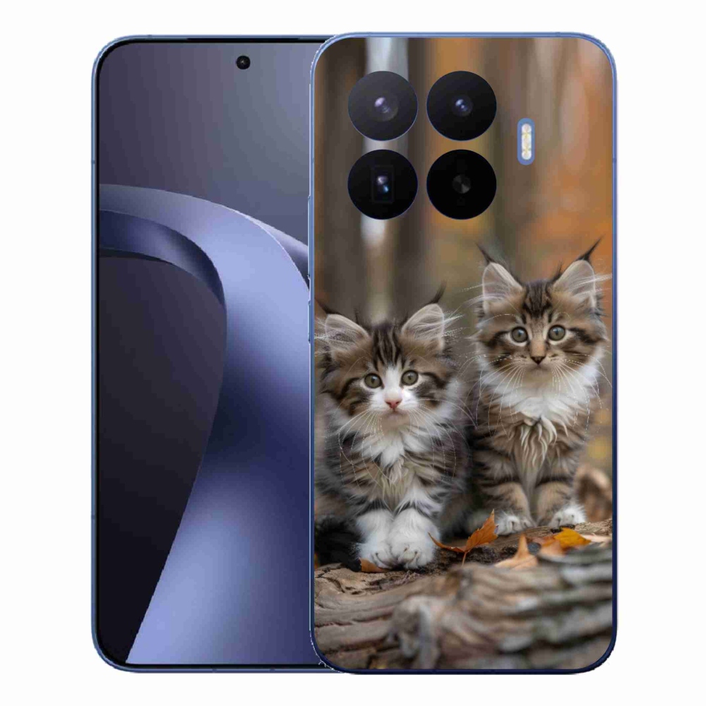 Gélový kryt mmCase na Xiaomi 17T Pro - mačacie duo 3