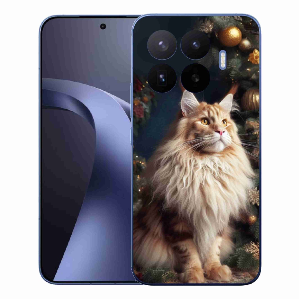 Gélový kryt mmCase na Xiaomi 17T Pro - mačka pri stromčeku