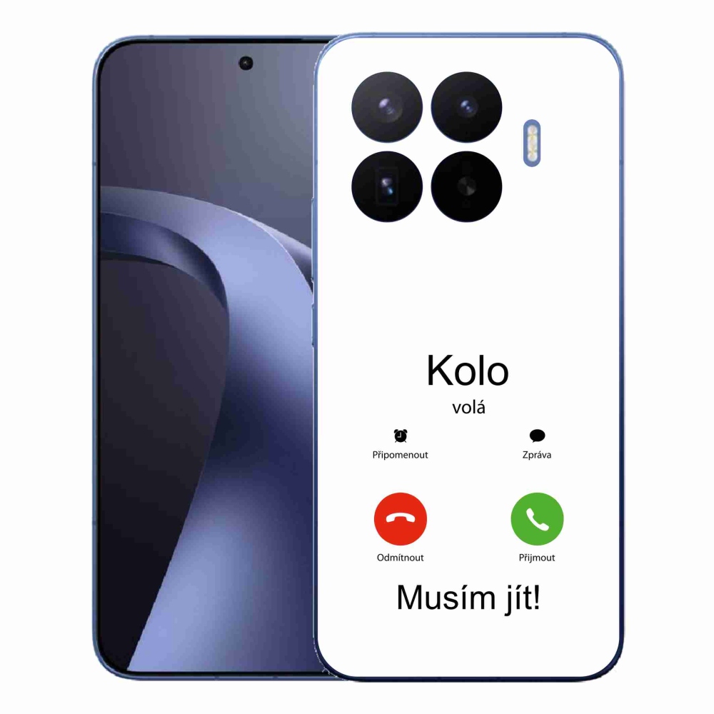 Gélový kryt mmCase na Xiaomi 17T Pro - bicykel volá biele pozadie