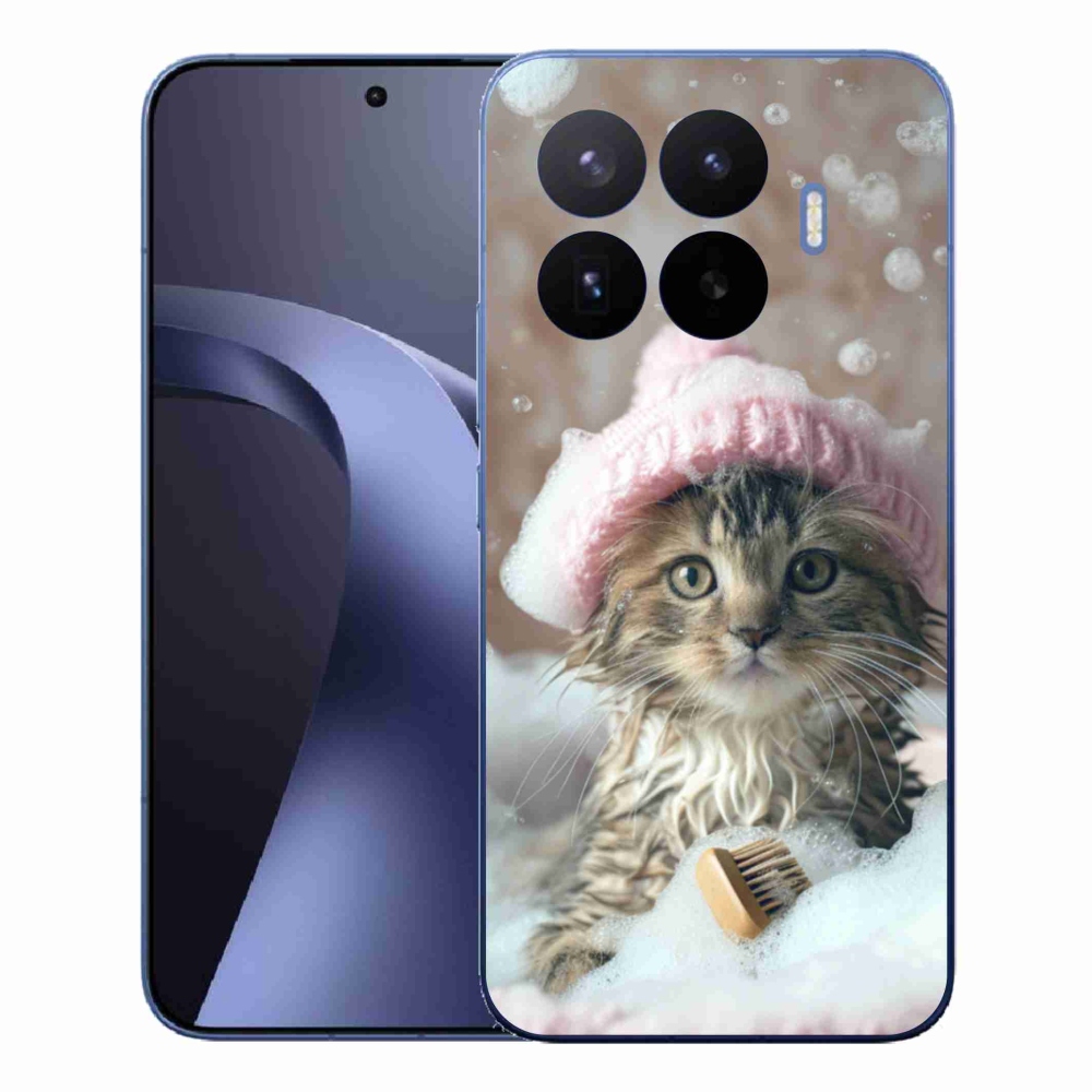 Gélový kryt mmCase na Xiaomi 17T Pro - mačiatko a kúpeľ