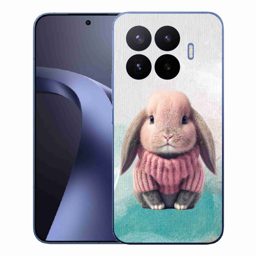 Gélový kryt mmCase na Xiaomi 17T Pro - zajačik vo svetri