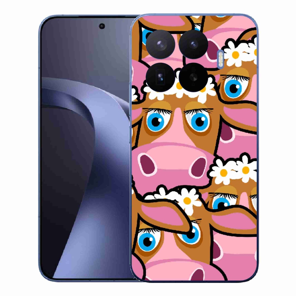 Gélový kryt mmCase na Xiaomi 17T Pro - kreslené kravičky
