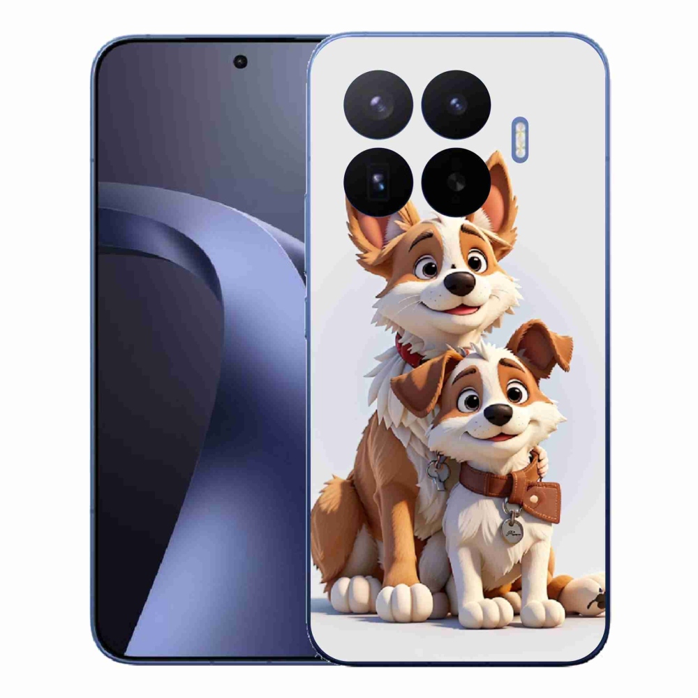 Gélový kryt mmCase na Xiaomi 17T Pro - kreslenie psy