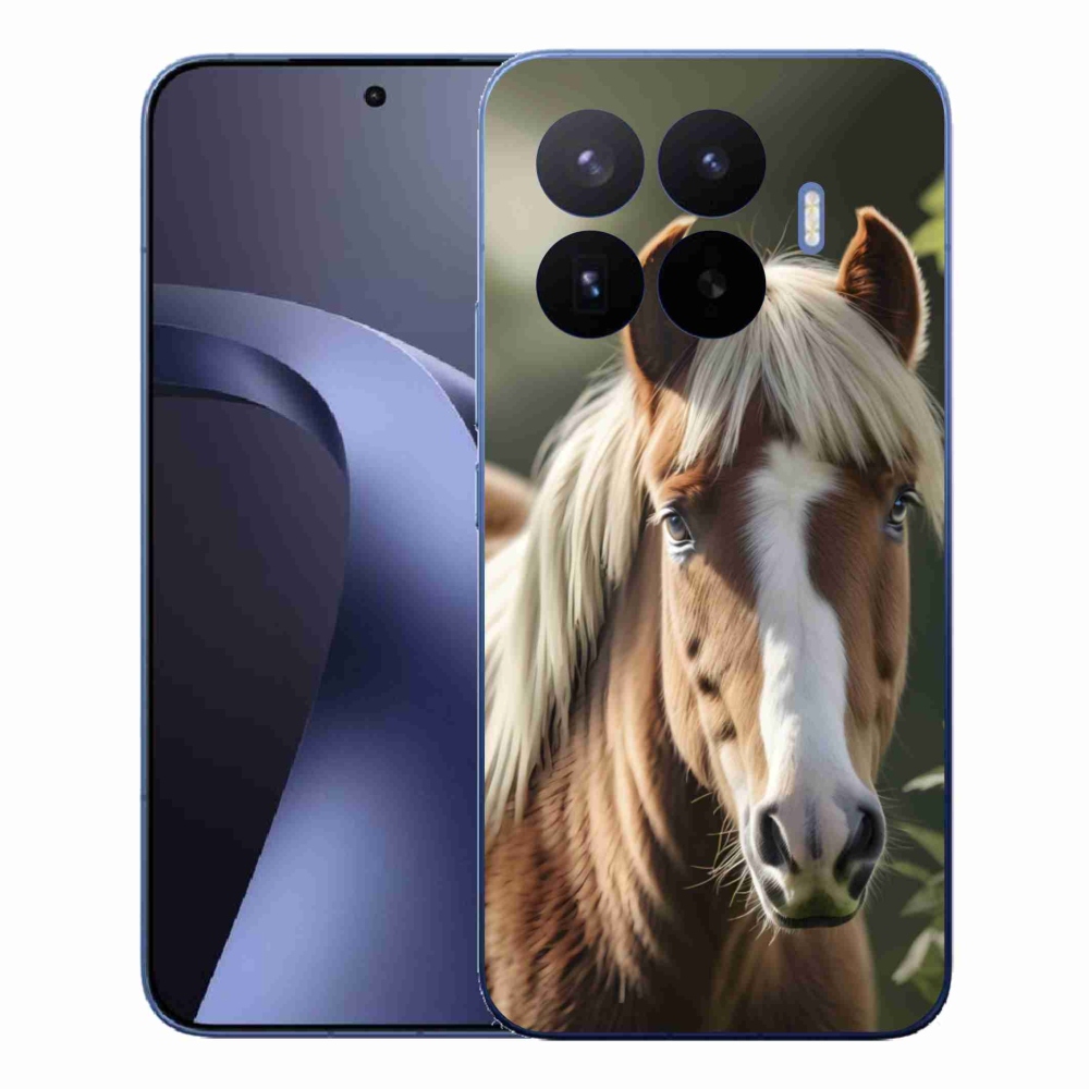 Gélový kryt mmCase na Xiaomi 17T Pro - kôň so svetlou hrivou