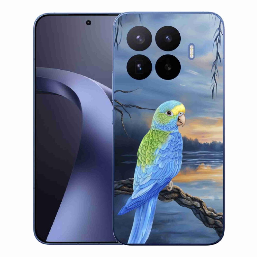 Gélový kryt mmCase na Xiaomi 17T Pro - modrý papagáj