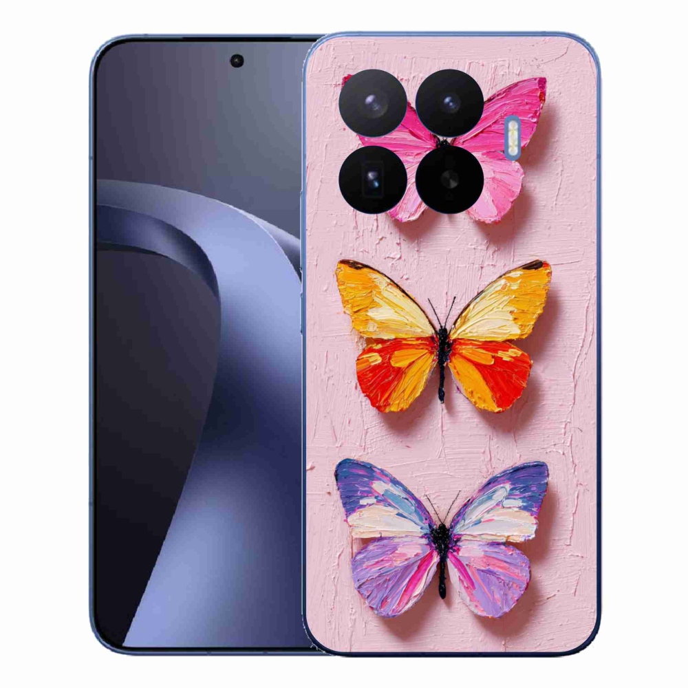 Gélový kryt mmCase na Xiaomi 17T Pro - motýlia trojica