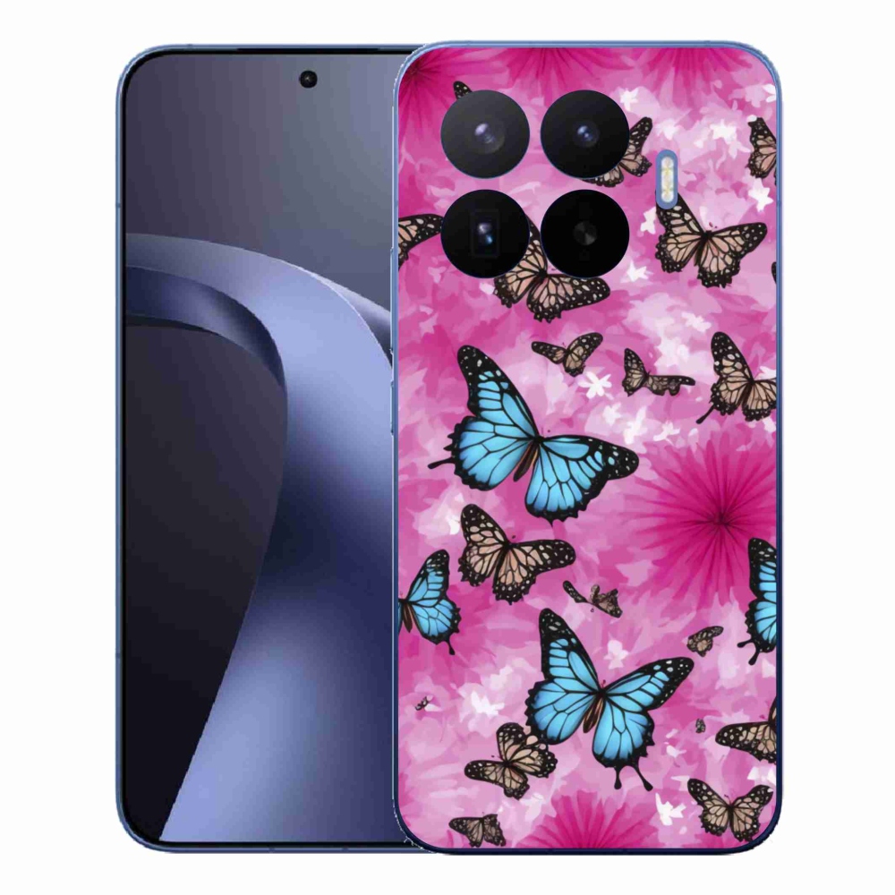 Gélový kryt mmCase na Xiaomi 17T Pro - motýlia záhrada