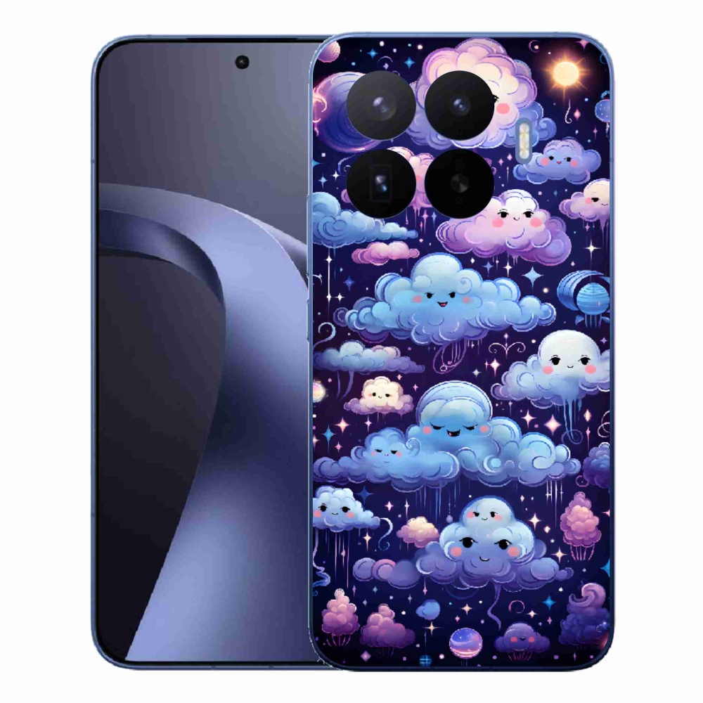 Gélový kryt mmCase na Xiaomi 17T Pro - mráčiky