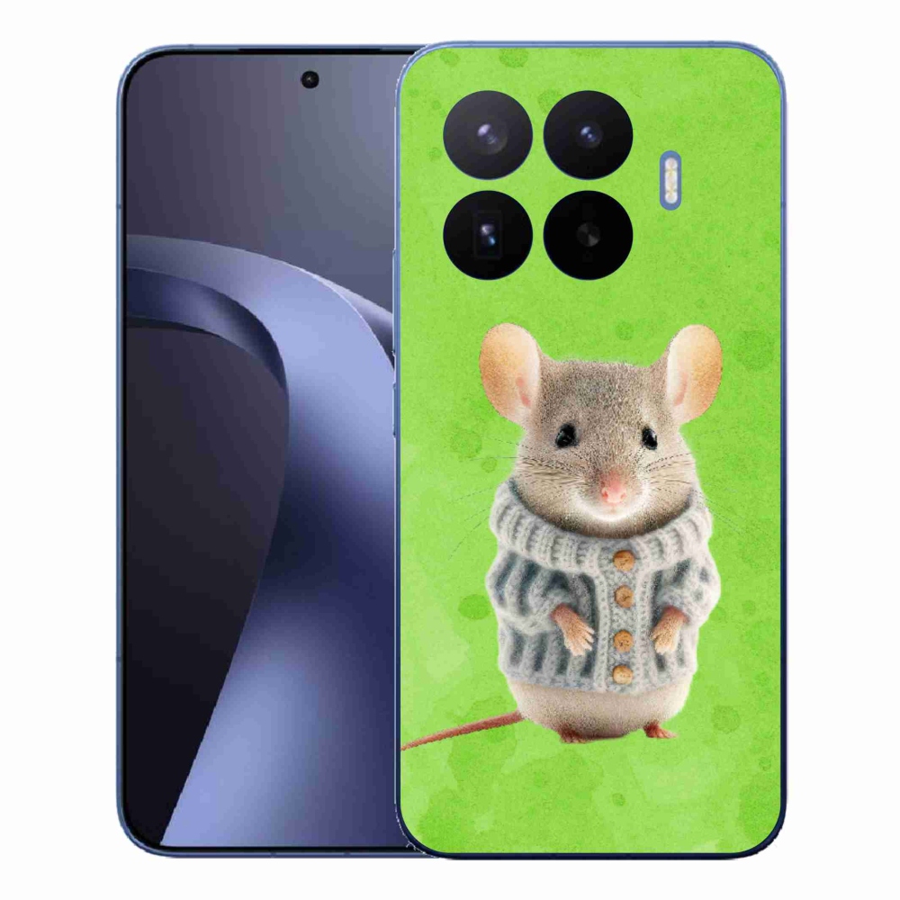 Gélový kryt mmCase na Xiaomi 17T Pro - myška vo svetri