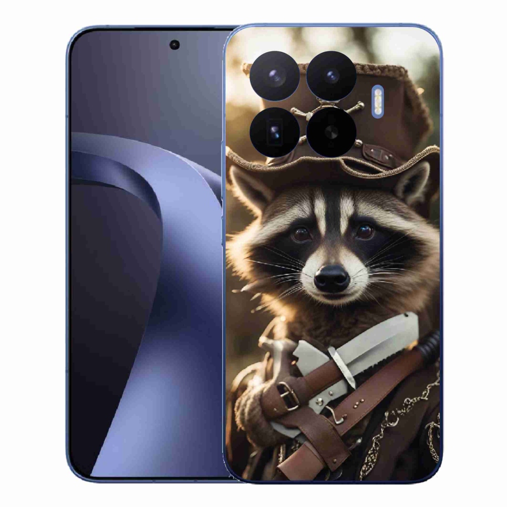 Gélový kryt mmCase na Xiaomi 17T Pro - mýval v uniforme