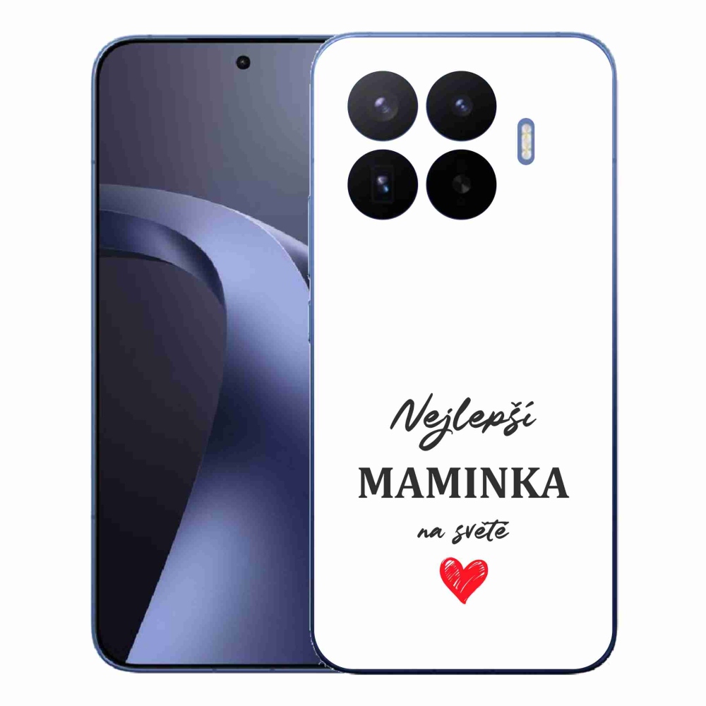 Gélový kryt mmCase na Xiaomi 17T Pro - najlepšia mamička 1 biele pozadie