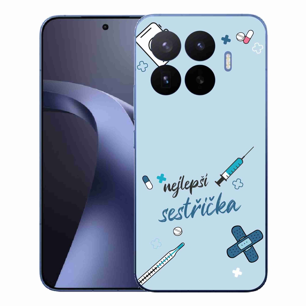 Gélový kryt mmCase na Xiaomi 17T Pro - najlepšia sestrička modré pozadie