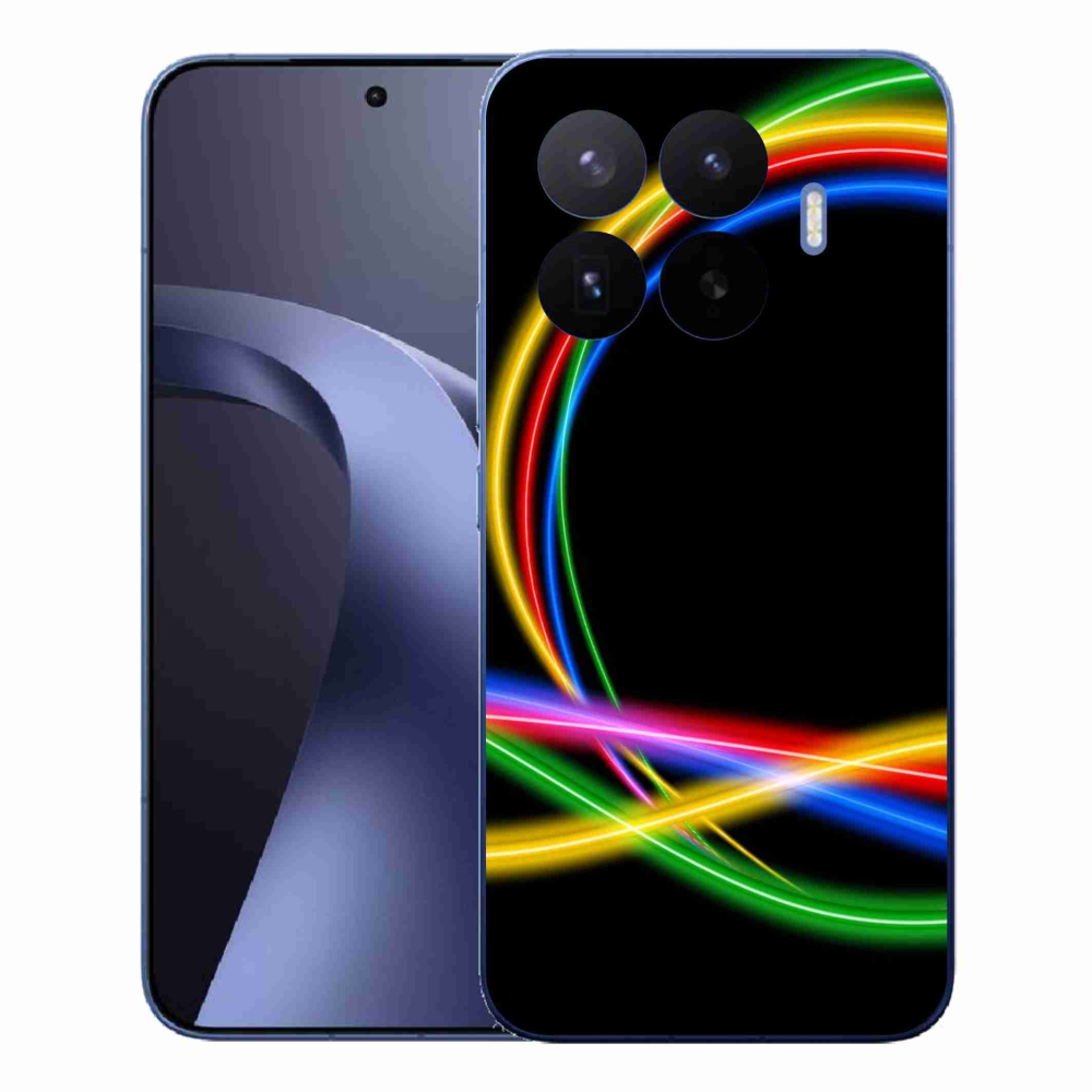Gélový kryt mmCase na Xiaomi 17T Pro - neónové kruhy