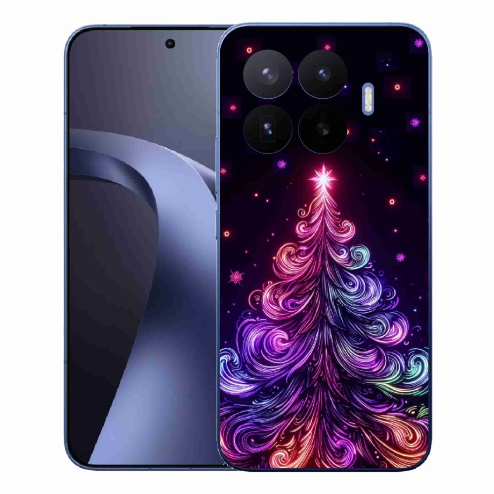 Gélový kryt mmCase na Xiaomi 17T Pro - neónový vianočný stromček 1