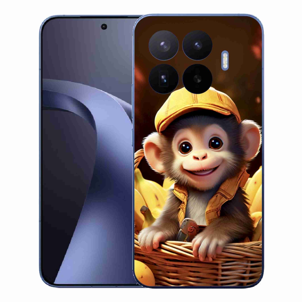 Gélový kryt mmCase na Xiaomi 17T Pro - opice v košíku