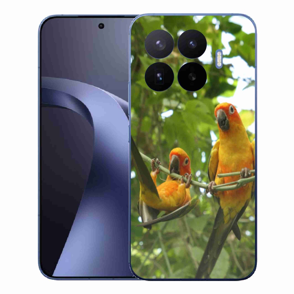 Gélový kryt mmCase na Xiaomi 17T Pro - papagáje aratingy