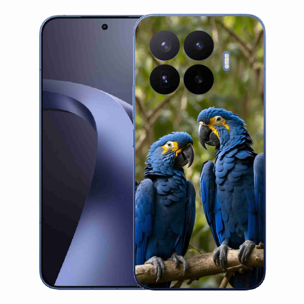 Gélový kryt mmCase na Xiaomi 17T Pro - papagájové duo