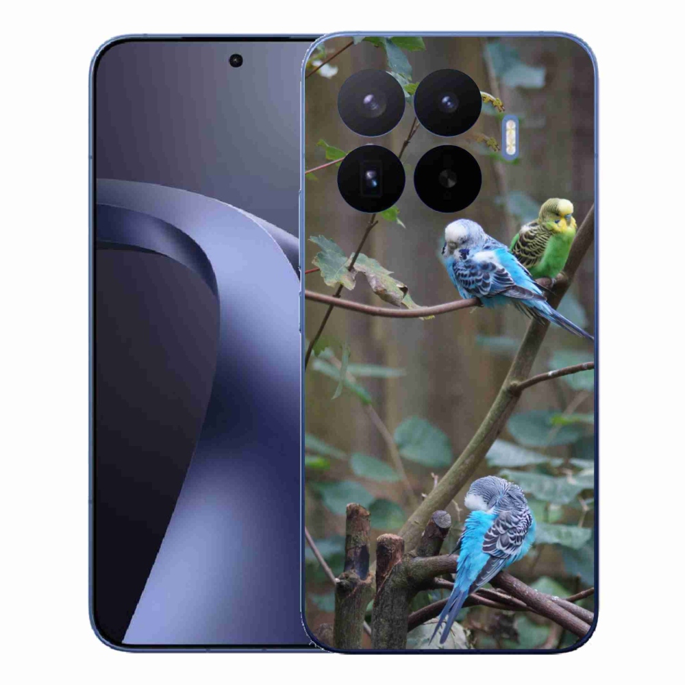 Gélový kryt mmCase na Xiaomi 17T Pro - papagáje na vetve