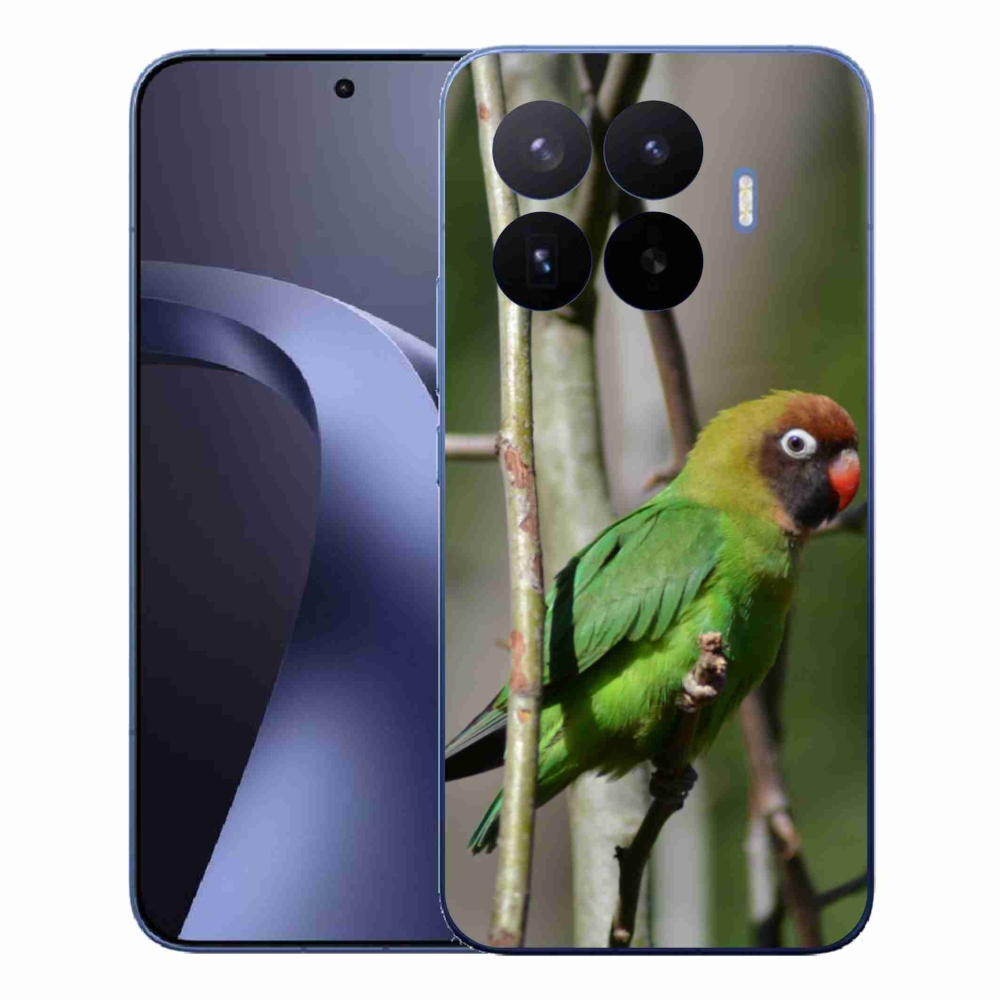 Gélový kryt mmCase na Xiaomi 17T Pro - papagáj agapornis