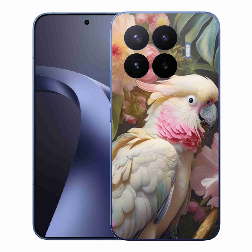 Gélový kryt mmCase na Xiaomi 17T Pro - papagáj kakadu ružový 2