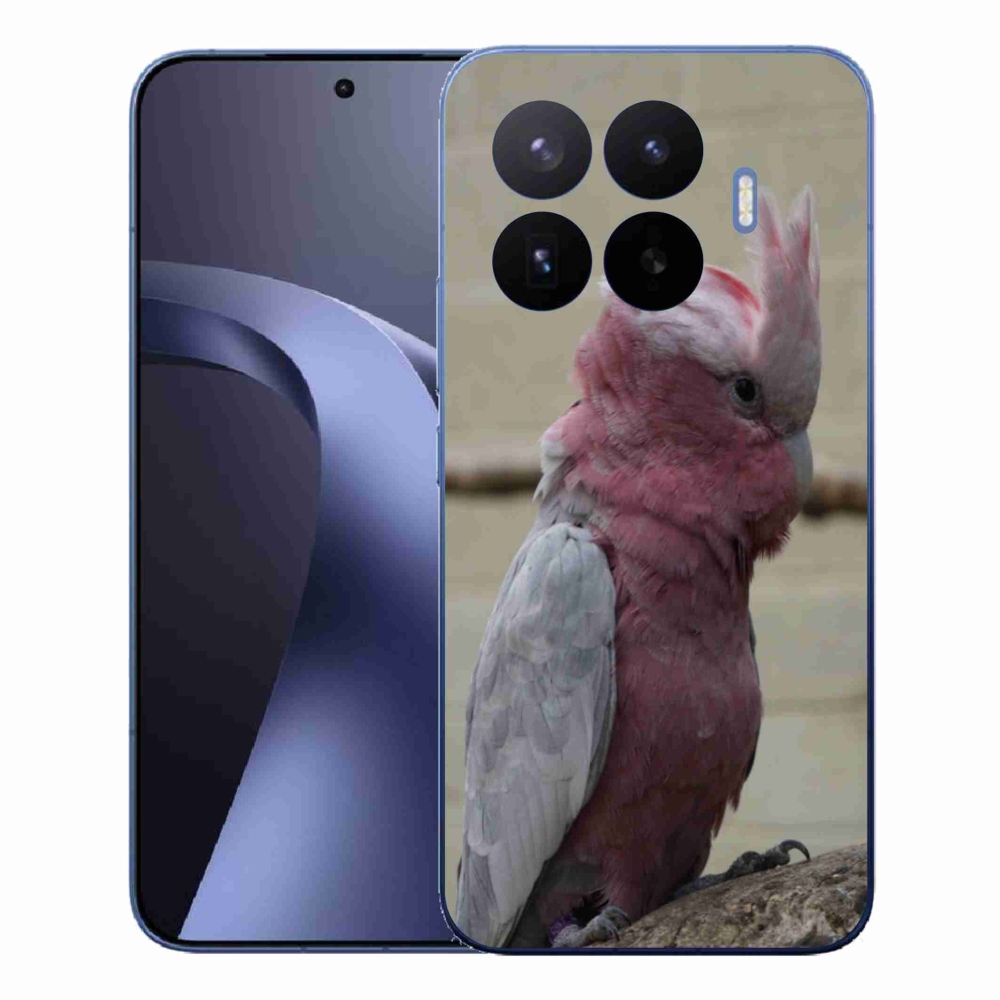 Gélový kryt mmCase na Xiaomi 17T Pro - papagáj kakadu ružový