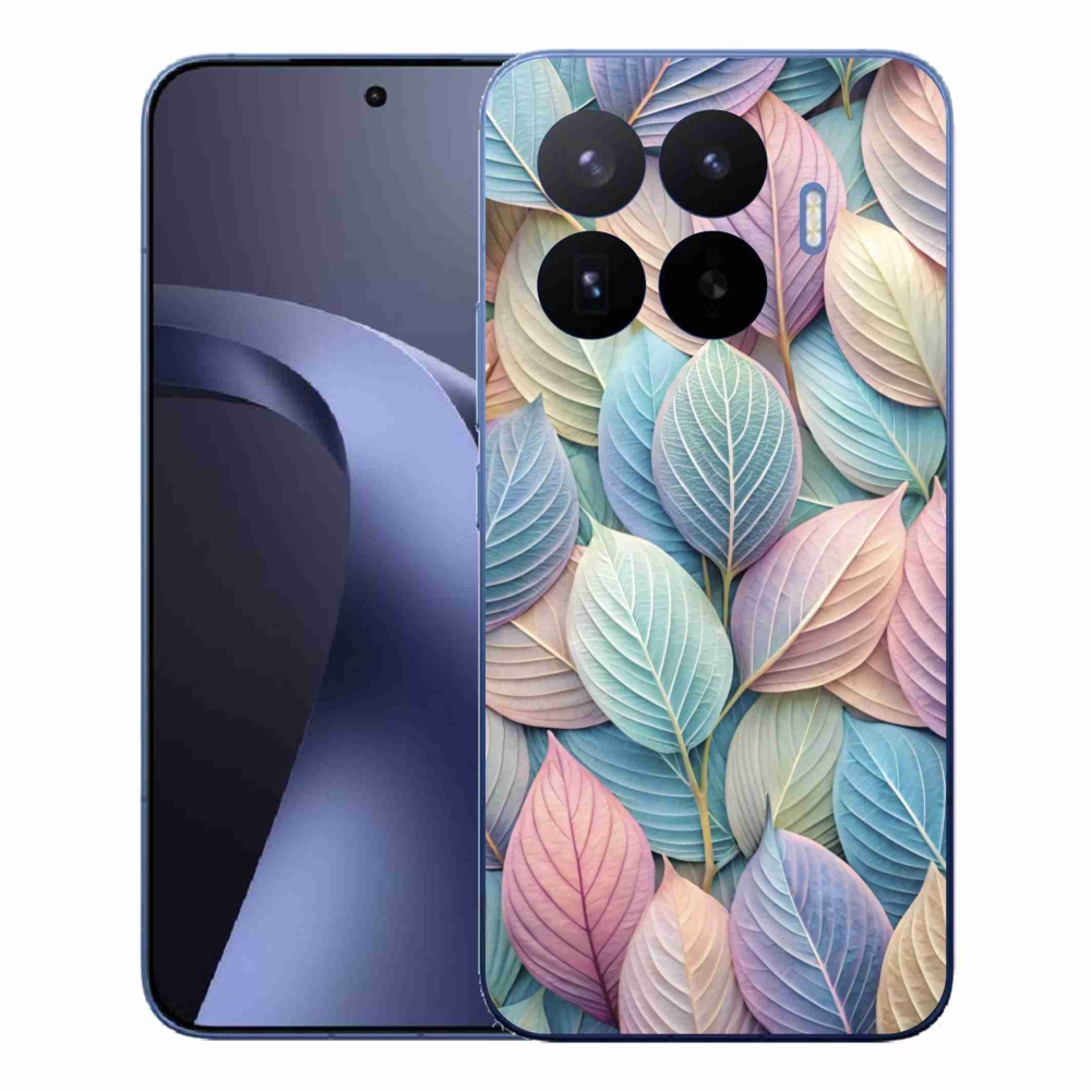 Gélový kryt mmCase na Xiaomi 17T Pro - pastelové listy
