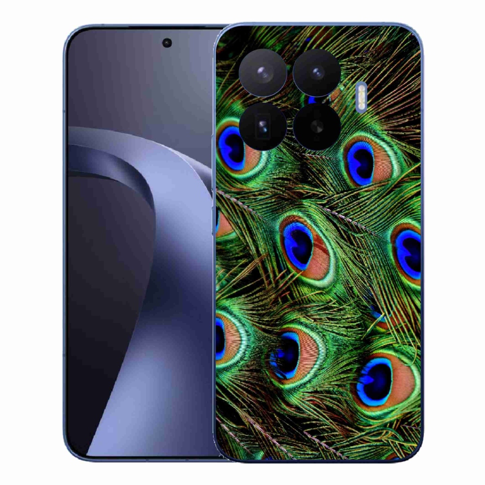 Gélový kryt mmCase na Xiaomi 17T Pro - pávie perie