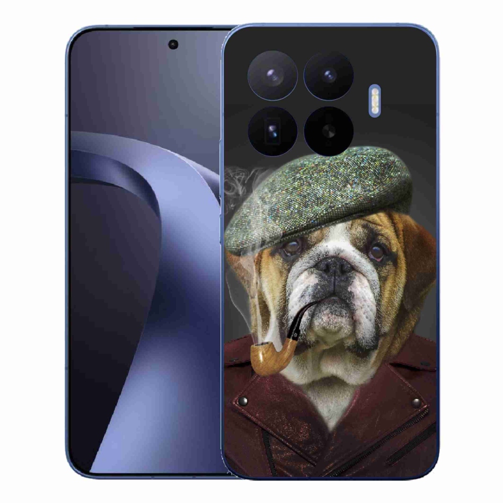 Gélový kryt mmCase na Xiaomi 17T Pro - pes s fajkou
