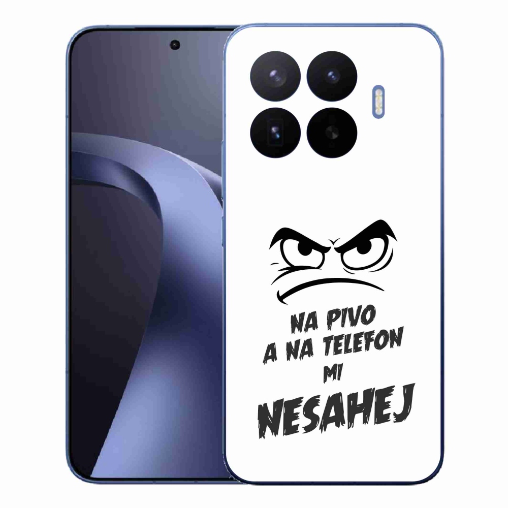 Gélový kryt mmCase na Xiaomi 17T Pro - pivný motív 2 biele pozadie