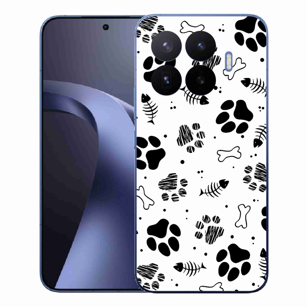 Gélový kryt mmCase na Xiaomi 17T Pro - psie labky 1