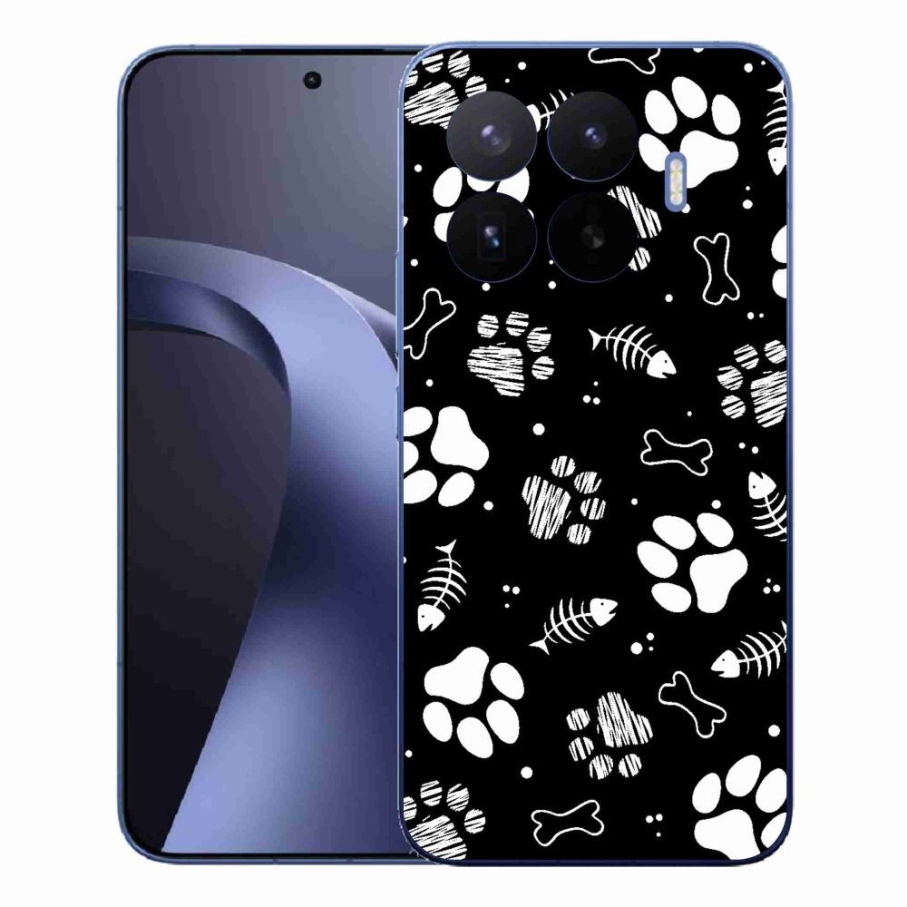 Gélový kryt mmCase na Xiaomi 17T Pro - psie labky