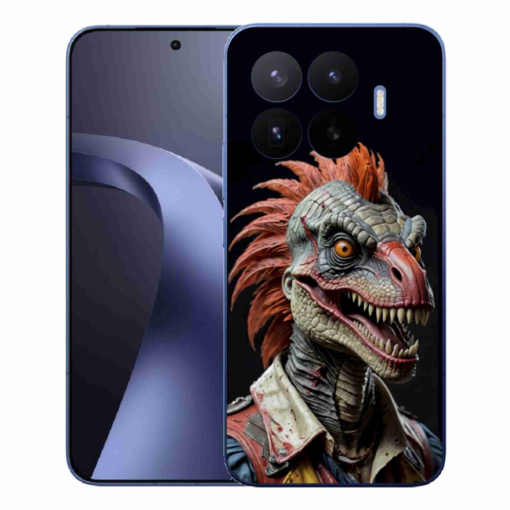 Gélový kryt mmCase na Xiaomi 17T Pro - punk dinosaurus