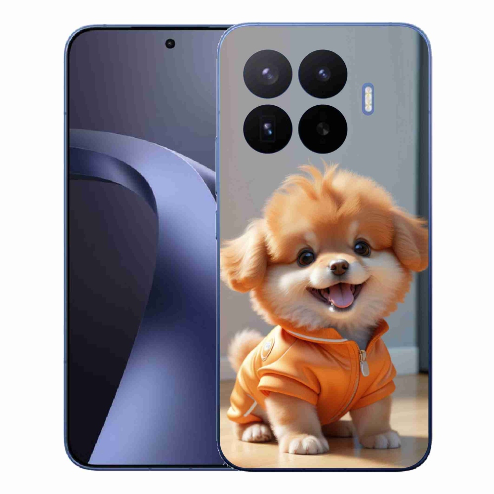 Gélový kryt mmCase na Xiaomi 17T Pro - roztomilý pomeranian v mikine