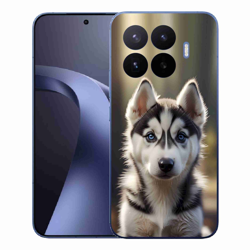 Gélový kryt mmCase na Xiaomi 17T Pro - roztomilý sibírsky husky