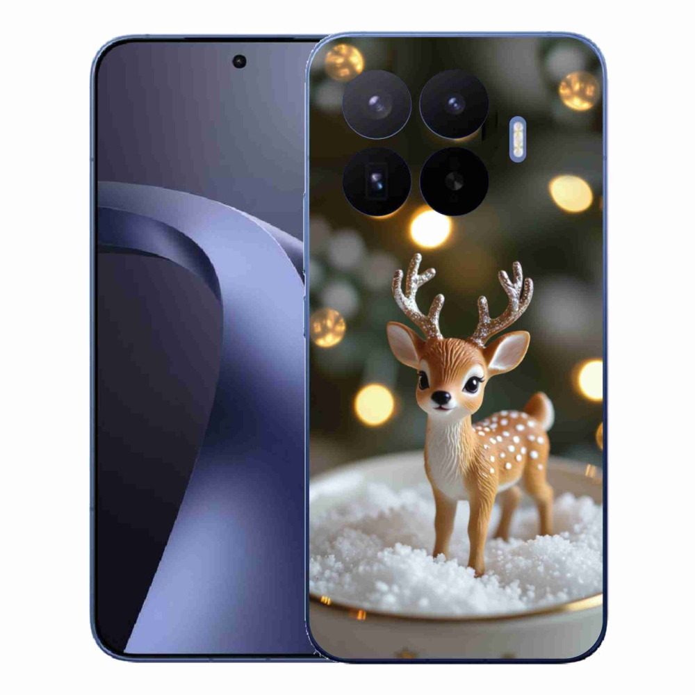 Gélový kryt mmCase na Xiaomi 17T Pro - roztomilý vianočný jeleň