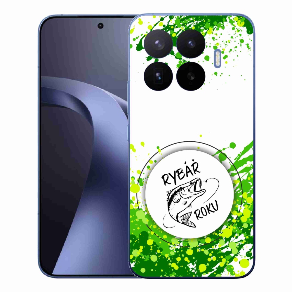 Gélový kryt mmCase na Xiaomi 17T Pro - rybár roka biele pozadie