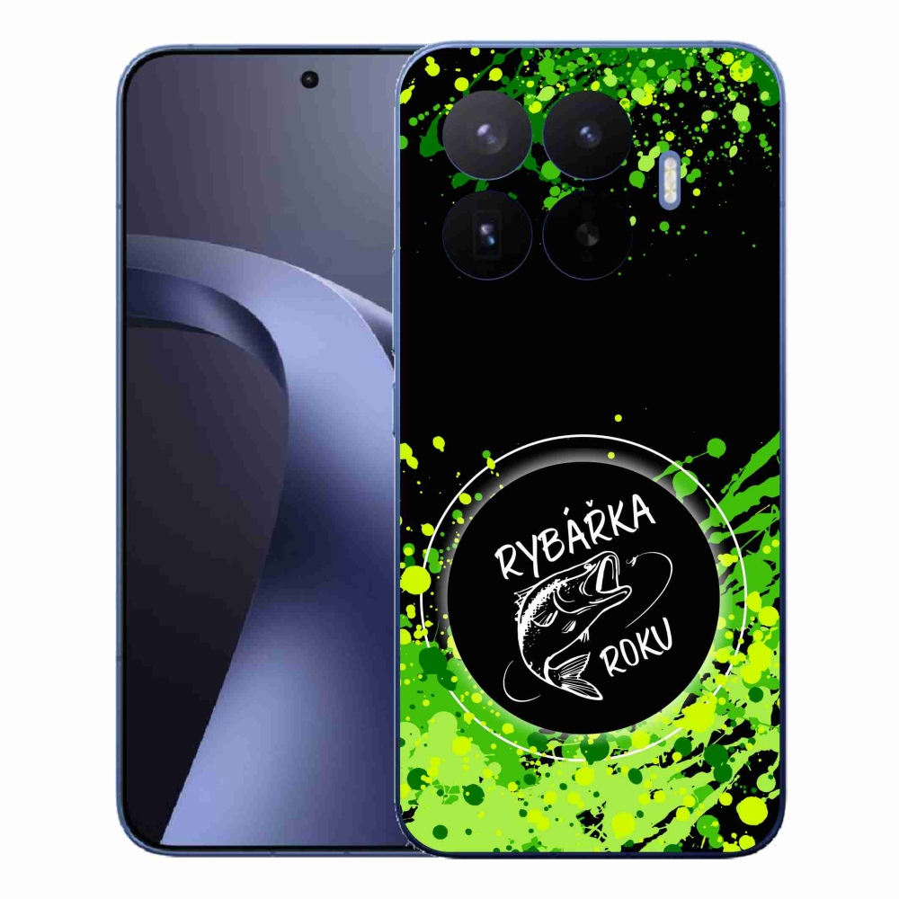 Gélový kryt mmCase na Xiaomi 17T Pro - rybárka roku čierne pozadie