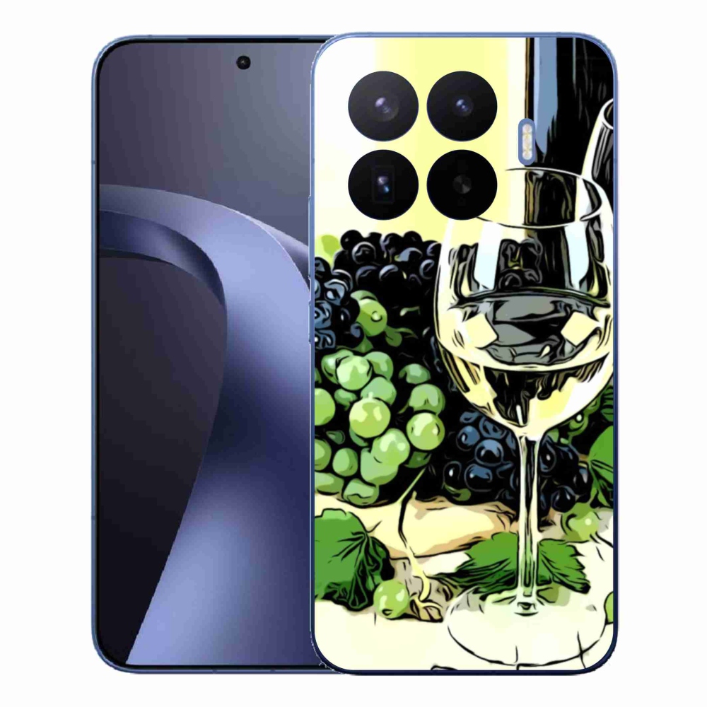 Gélový kryt mmCase na Xiaomi 17T Pro - pohár vína