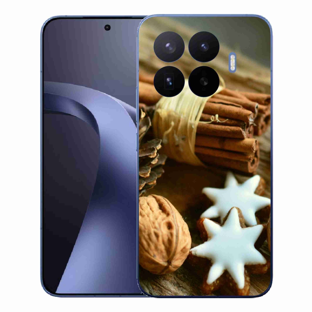 Gélový kryt mmCase na Xiaomi 17T Pro - škorica a perníčky