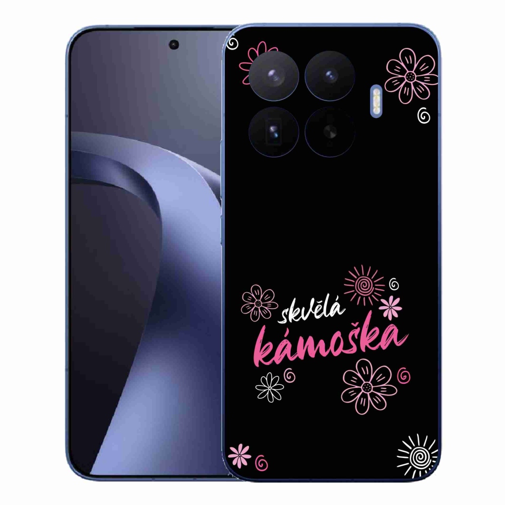 Gélový kryt mmCase na Xiaomi 17T Pro - skvelá kamoška čierne pozadie