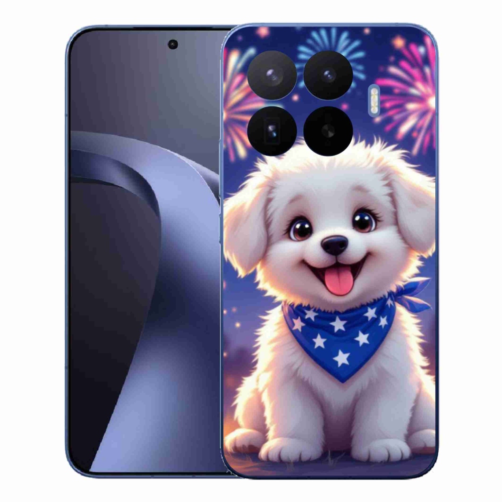Gélový kryt mmCase na Xiaomi 17T Pro - slávnostné šteňa
