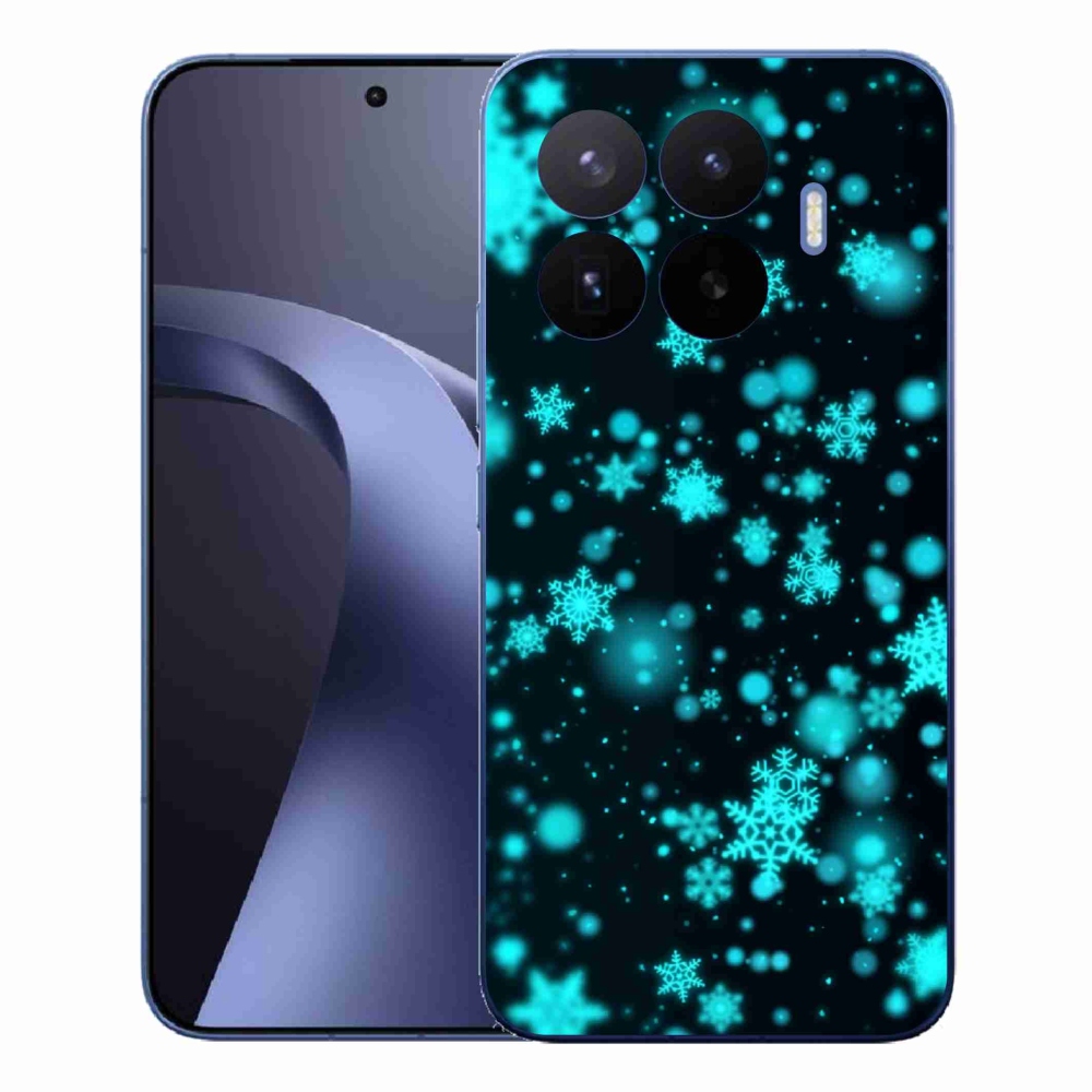Gélový kryt mmCase na Xiaomi 17T Pro - snehové vločky 1