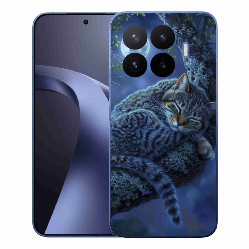 Gélový kryt mmCase na Xiaomi 17T Pro - spiaca mačka
